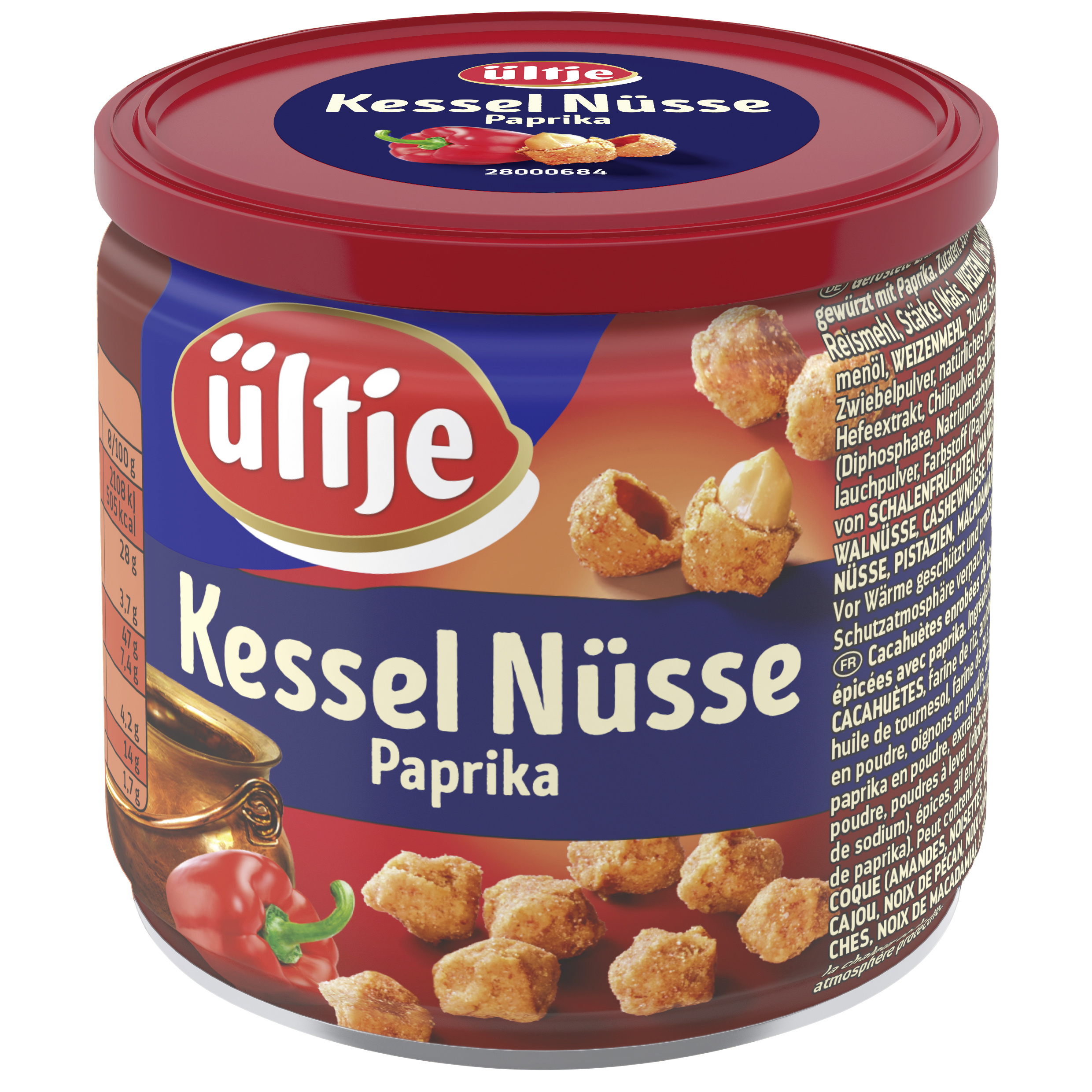 ültje Kessel Nüsse, Paprika, 150g Dose