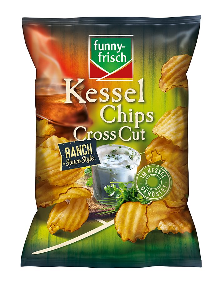 funny-frisch Kessel Chips Cross Cut Ranch Sauce 120g