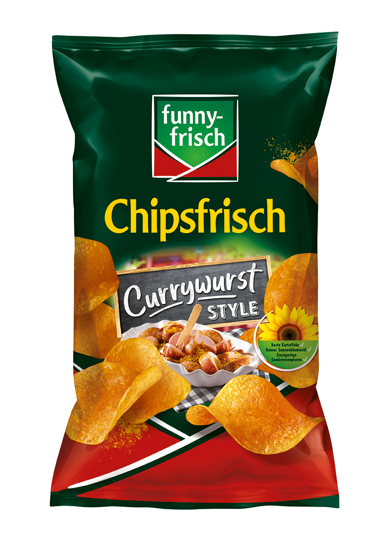 funny-frisch Chipsfrisch Currywurst 175g