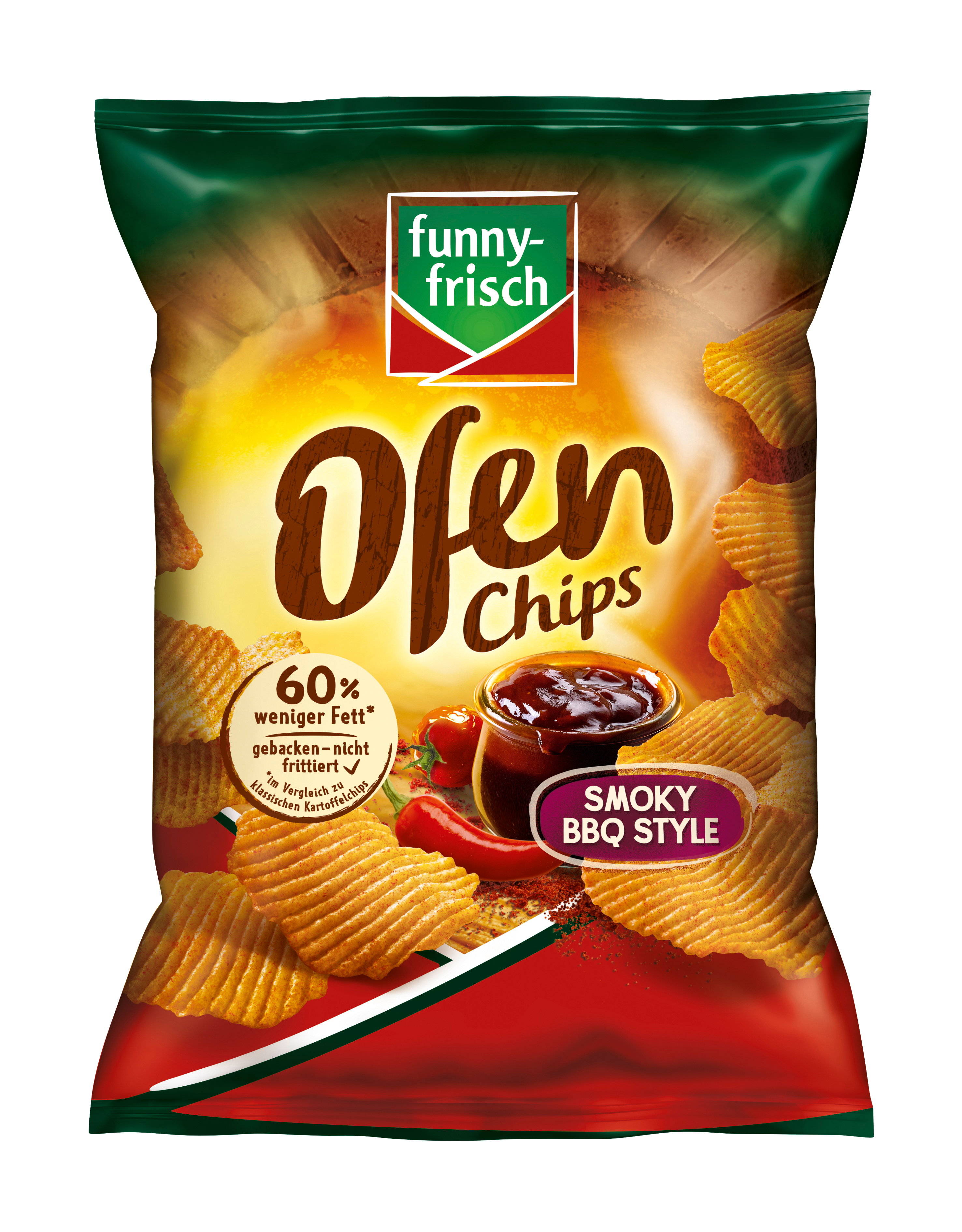 Ofen Chips Smoky BBQ Style 125g