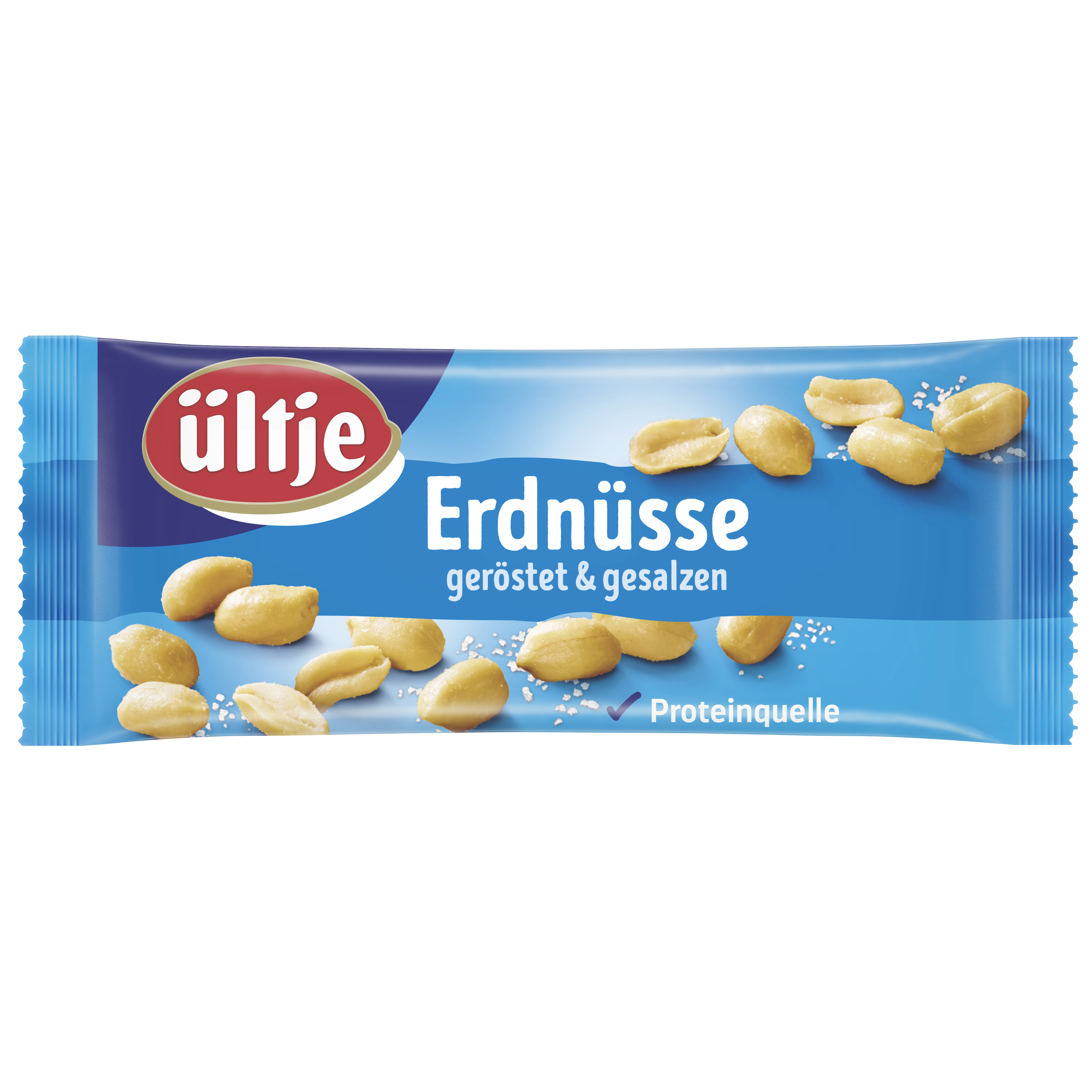 ültje Erdnüsse, geröstet & gesalzen, 50g Riegelbeutel
