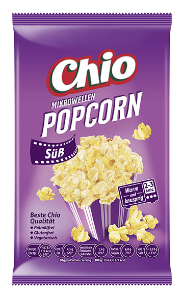 Chio Mikrowellen Popcorn Süß 100g