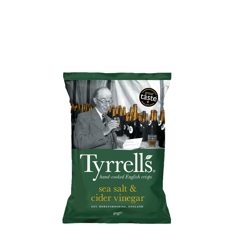 Tyrrells  Sea Salt & Cider Vinegar 40g