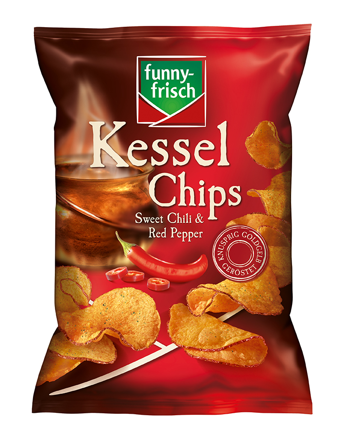 funny-frisch Kessel Chips Sweet Chili u. Red Pepper 120g