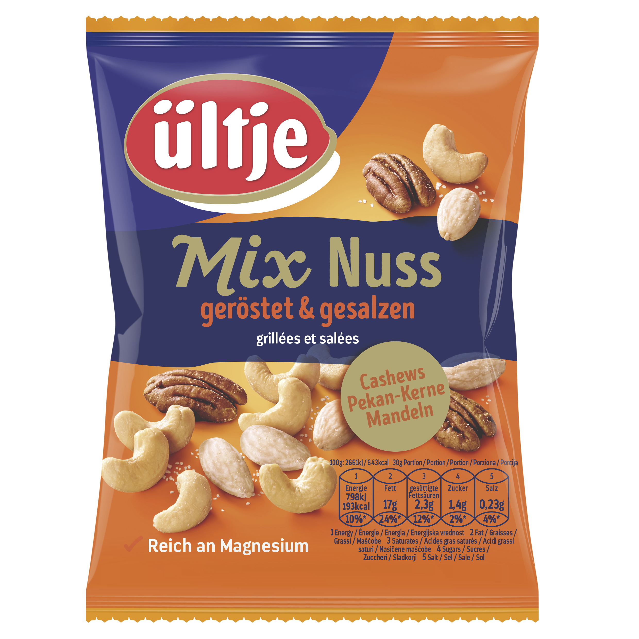 ültje Mix Nuss, geröstet & gesalzen, 150g Beutel