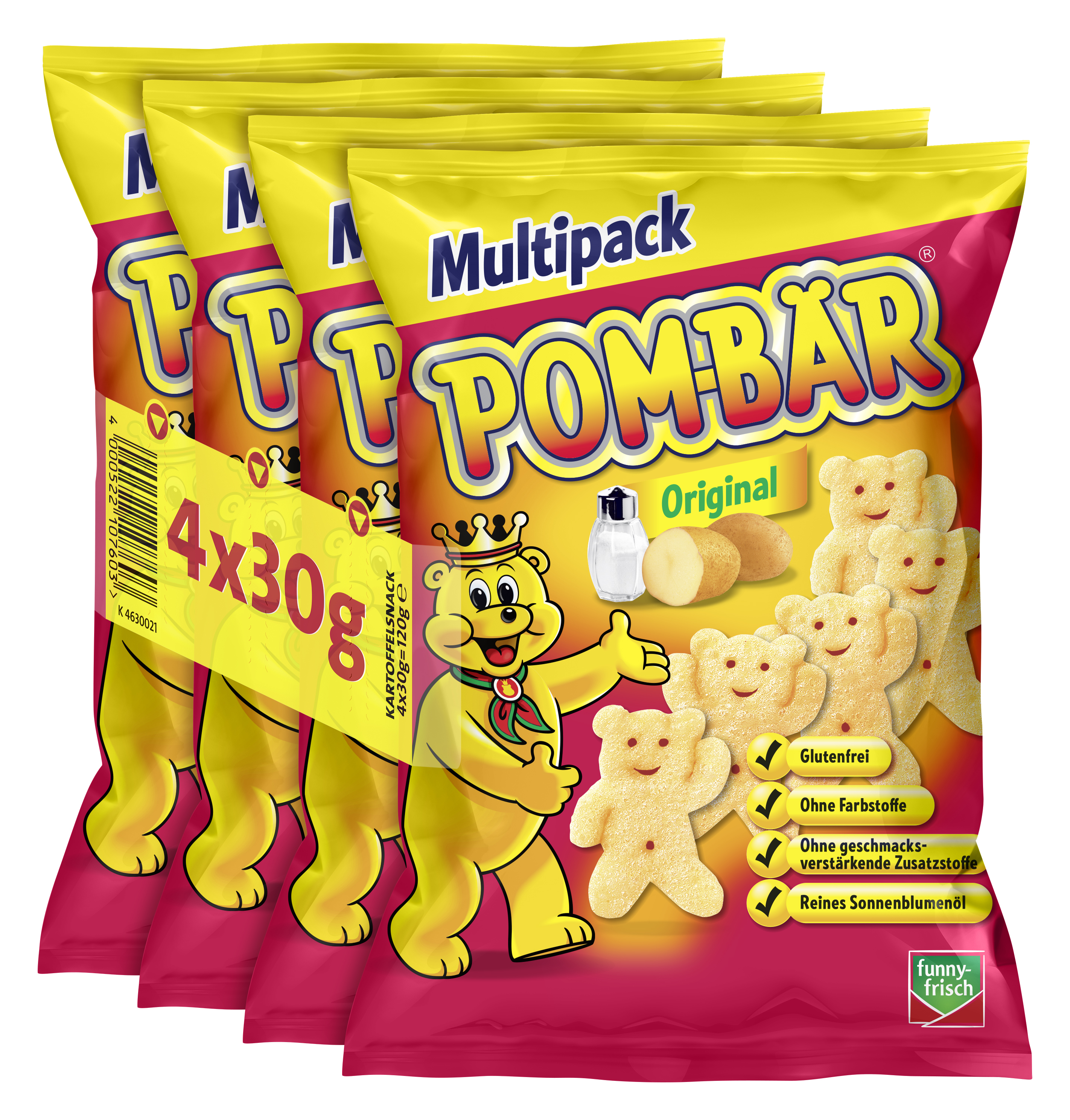POM-BÄR Original Multipack 4x30g