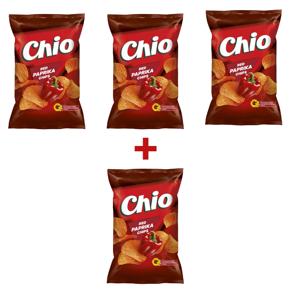 Chio Chips Red Paprika 3+1