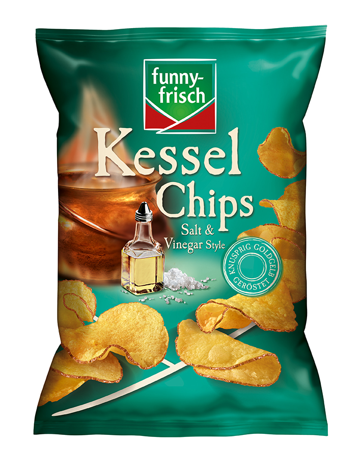 funny-frisch Kessel Chips Salt u. Vinegar 120g
