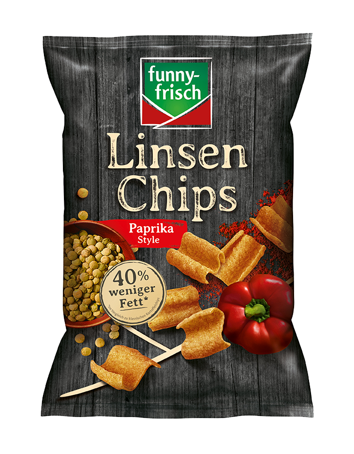 funny-frisch Kichererbsen Chips Paprika Style 80g