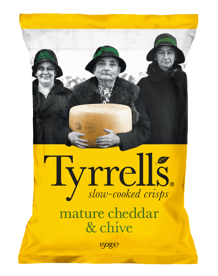 Tyrrells  Cheddar & Chive 150g