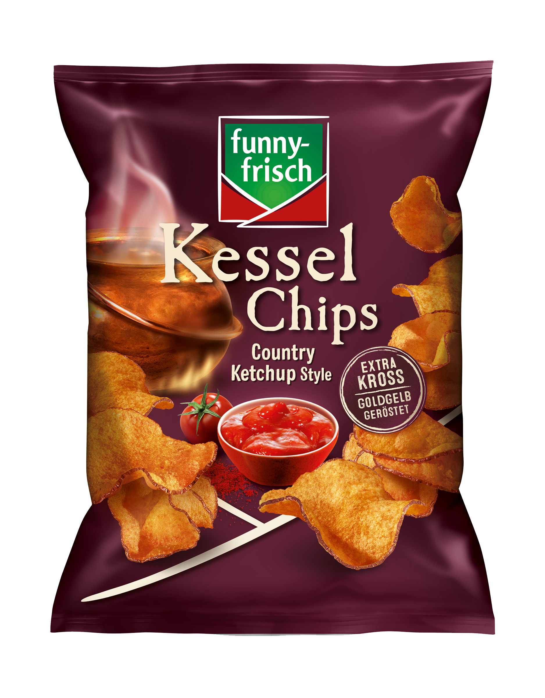 funny-frisch Kessel Chips Country Ketchup 120g