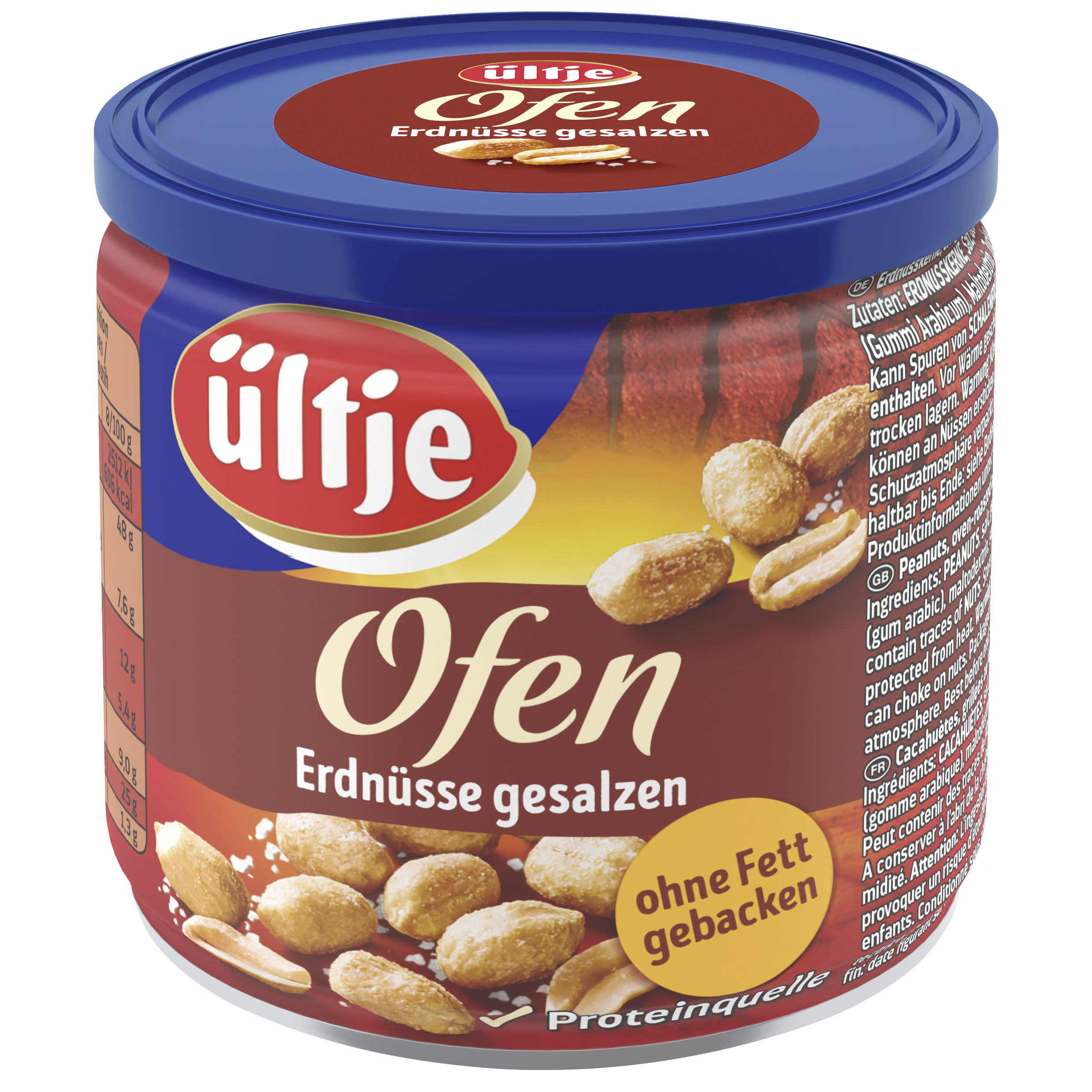 ültje Ofen Erdnüsse, gesalzen, 180g Dose 