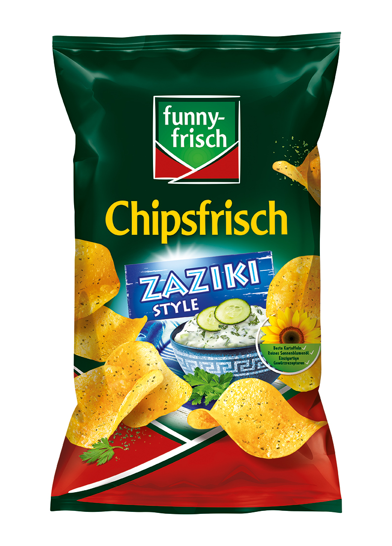 funny-frisch Chipsfrisch Zaziki Style 175g