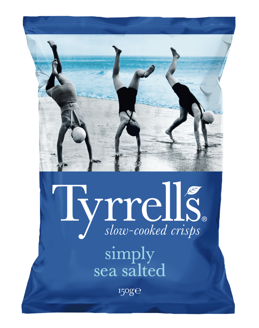 Tyrrells  Sea Lightly Sea Salted 150g