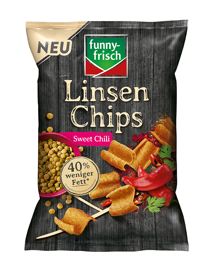funny-frisch Chipsfrisch Linsen Chips Sweet Chili 90g
