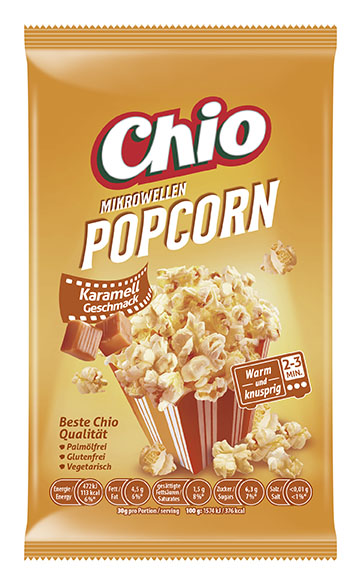 Chio Mikrowellen Popcorn Karamell 100g