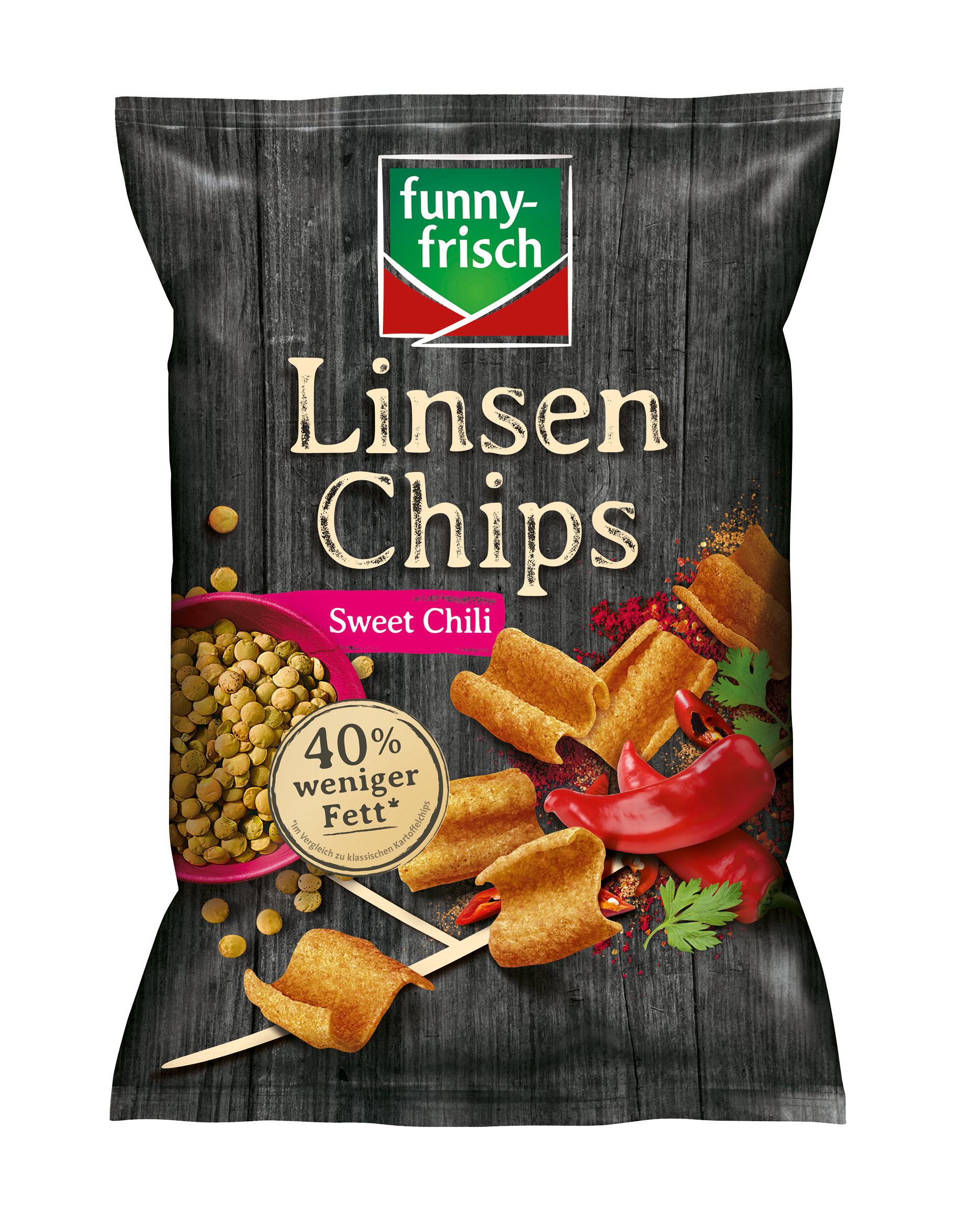 funny-frisch Chipsfrisch Linsen Chips Sweet Chili 90g