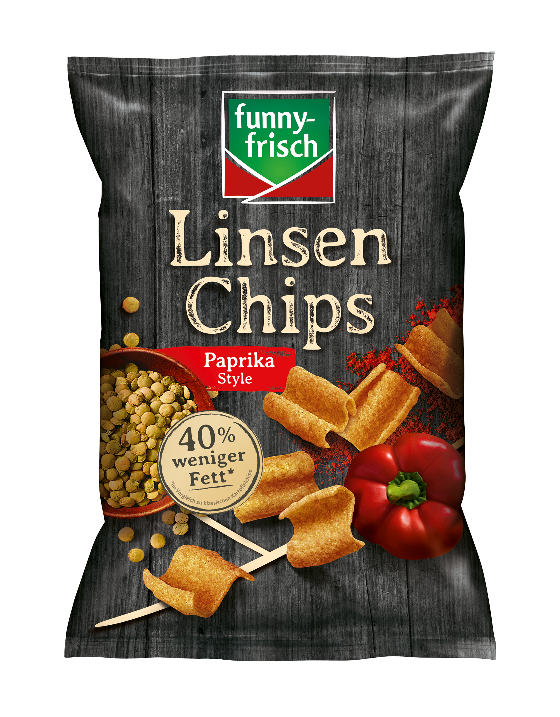 funny-frisch Linsen Chips Paprika  90g