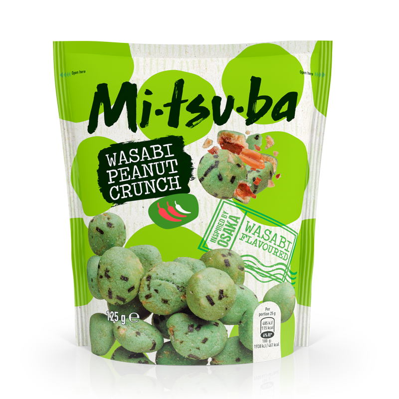 Mitsuba Wasabi Peanut Crunch  125g