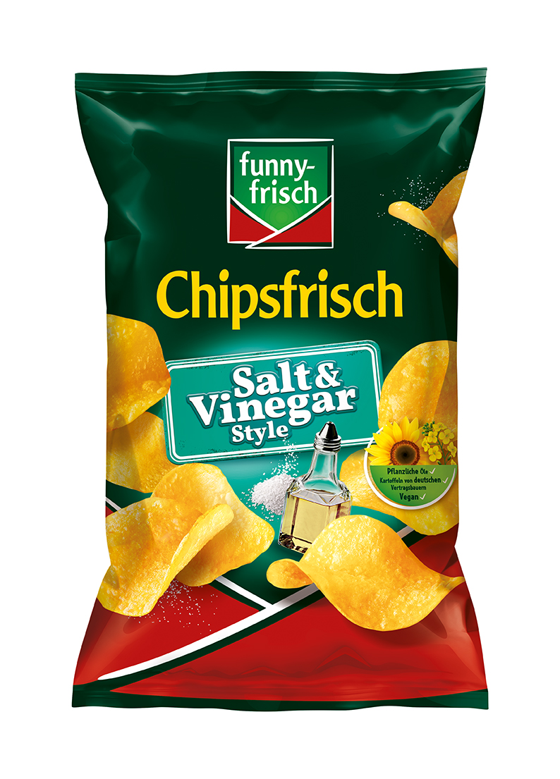 funny-frisch Chipsfrisch Salt&Vinegar 150g