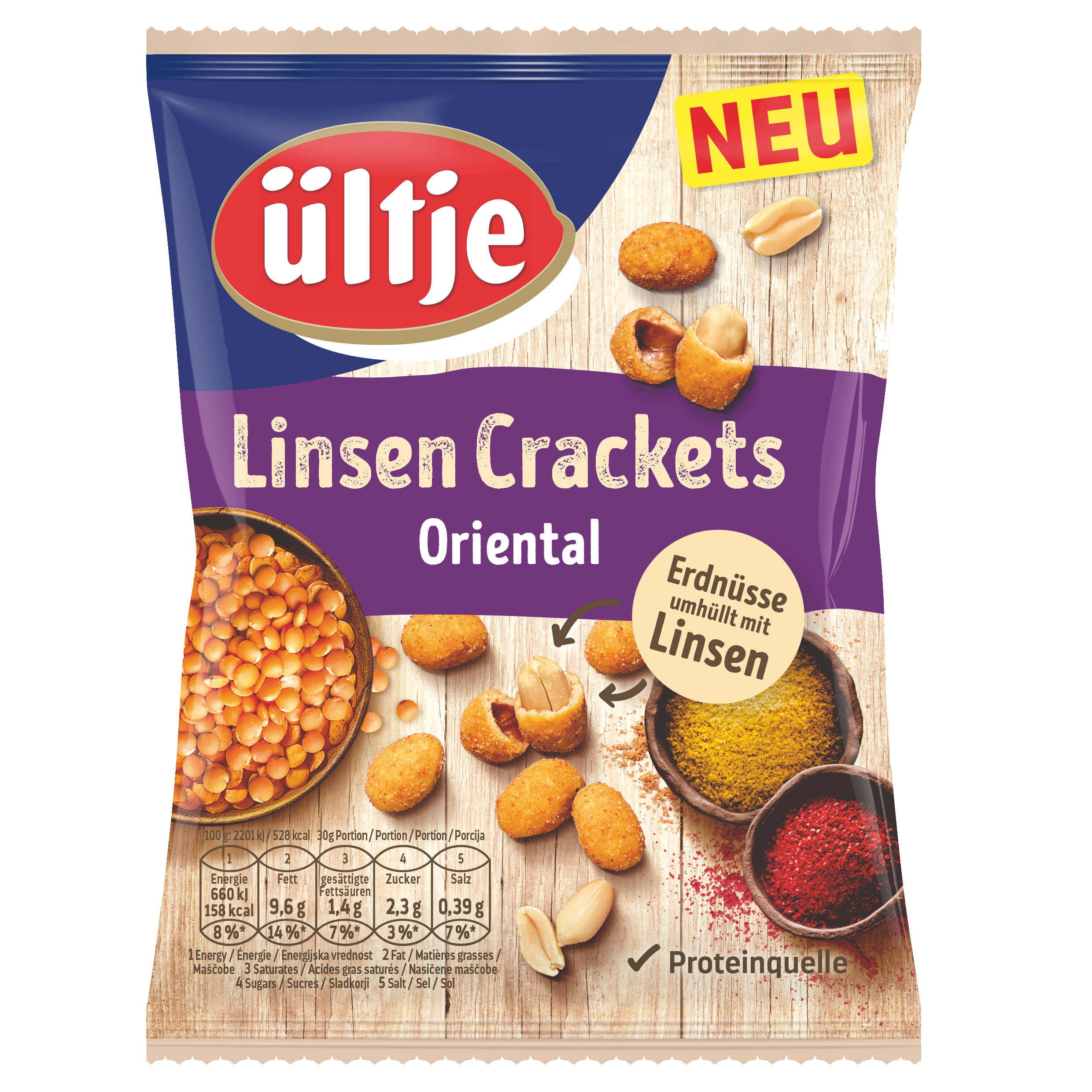 Linsen Crackets Oriental 110g